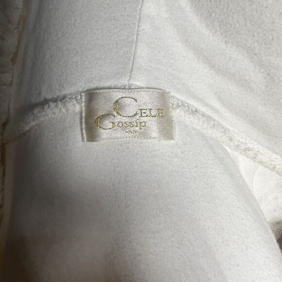 Japan’s CELE GOSSIP Fleece Hooded Sherpa Vest - Size Med - Tokyo Fashion Kawaii - Picture 15 of 16